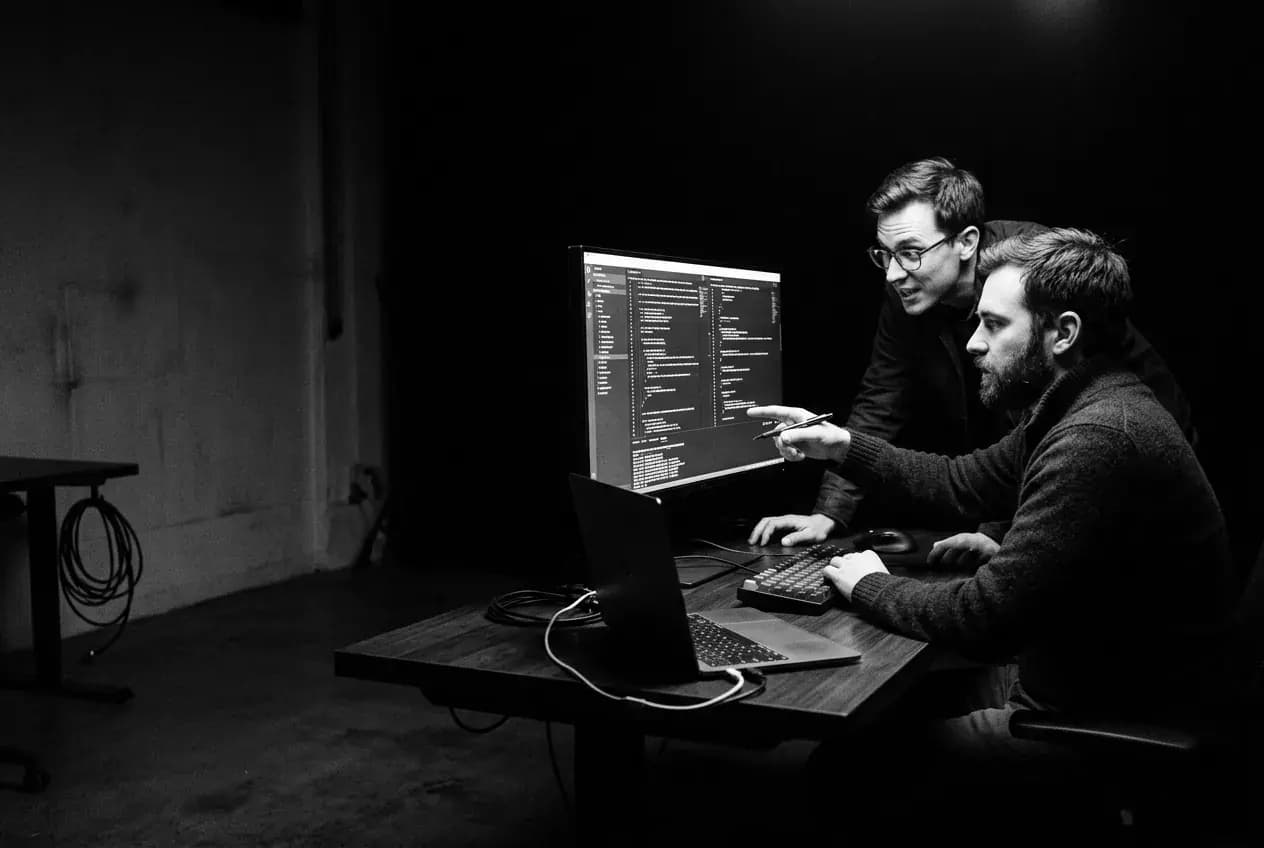 The CanzoTech team working together